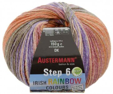 Austermann Step 6 Irish Rainbow color # 631 *6ply
