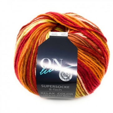 ONline Supersocke 150 Relax merino color # 2601 *8ply 