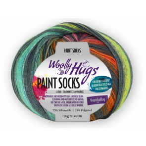 Woolly Hugs paint socks # 203 4ply 100gr